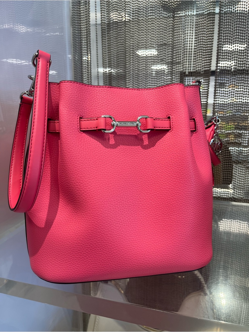 Michael Kors Hibiscus Bucket/Crossbody Bag